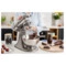 Миксер планетарный KitchenAid Artisan 4,8 л, 4 насадки, экран, 2 чаши, 5KSM175PSEMS, серебряный