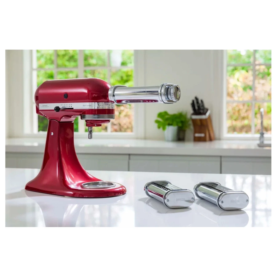 Насадка для раскатки теста и два ножа для нарезки спагетти, феттучини KitchenAid, 5KSMPRA