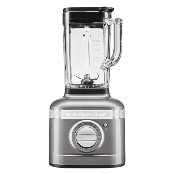 Блендер стационарный KitchenAid Artisan K400, стеклянный стакан 1,4 л, 5KSB4026EMS, серебр.медальон,
