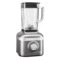 Блендер стационарный KitchenAid Artisan K400, стеклянный стакан 1,4 л, 5KSB4026EMS, серебр.медальон,