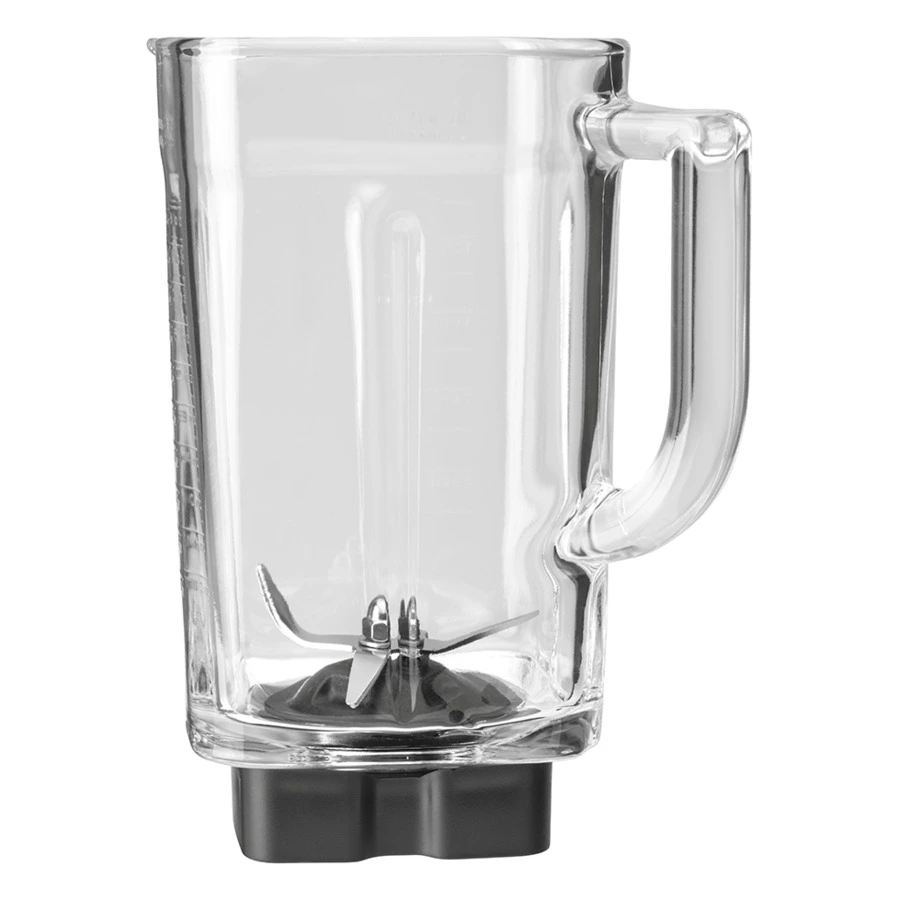 Блендер стационарный KitchenAid Artisan K400, стеклянный стакан 1,4 л, 5KSB4026EMS, серебр.медальон,