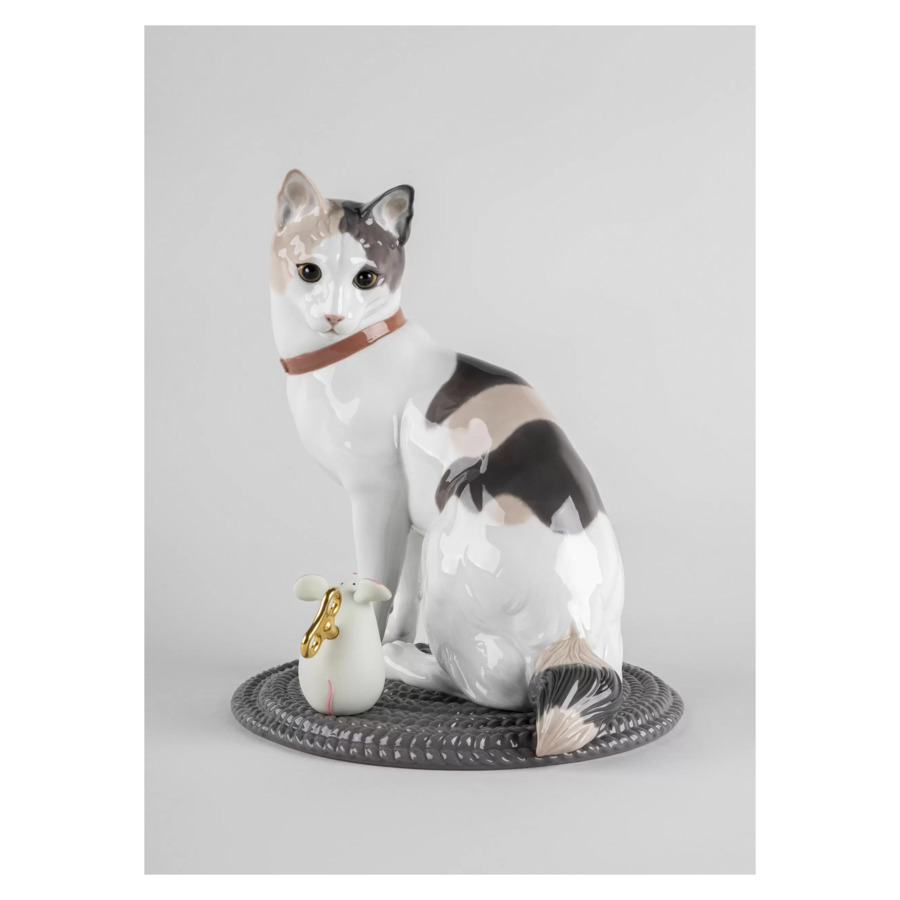 Фигурка Lladro Кошки - мышки 33х22 см, фарфор (LLADRO) - купить в Москве в  Williams Oliver