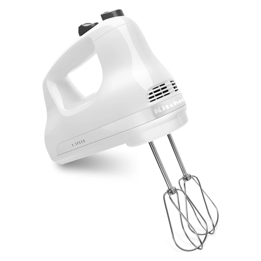 Миксер ручной KitchenAid Classic, 5 скоростей, белый, 5KHM5110EWH