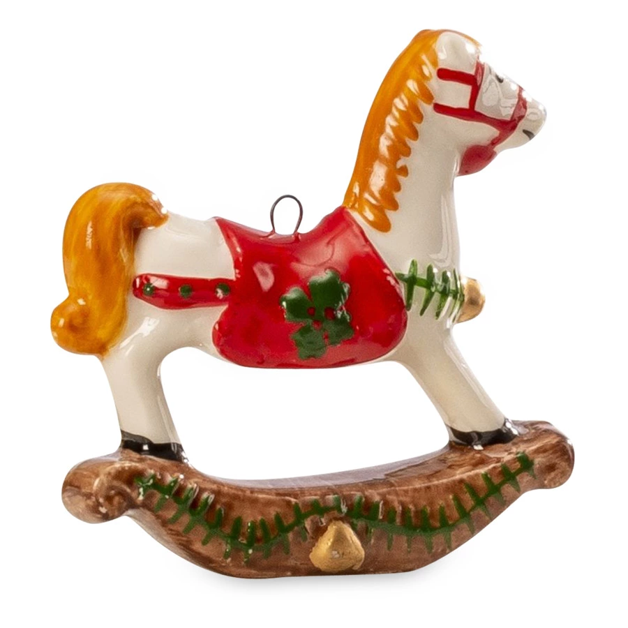 Набор елочных украшений Lamart Вокруг Елки 5-8 см, 5 шт, фарфор, ручная роспись