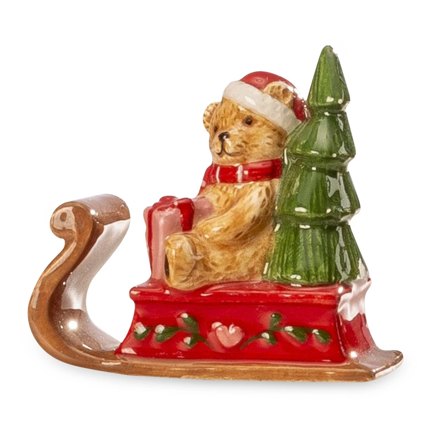 Набор елочных украшений Lamart Вокруг Елки 5-8 см, 5 шт, фарфор, ручная роспись