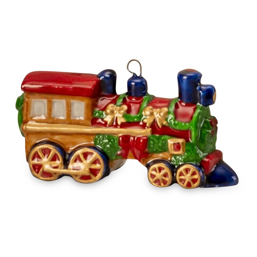 Набор елочных украшений Lamart Вокруг Елки 5-8 см, 5 шт, фарфор, ручная роспись