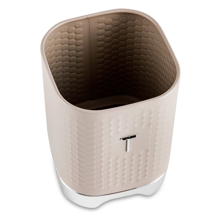 Набор банок для хранения KitchenCraft 11х19 см, 3 шт, сталь нержавеющая, бежевый, п/к