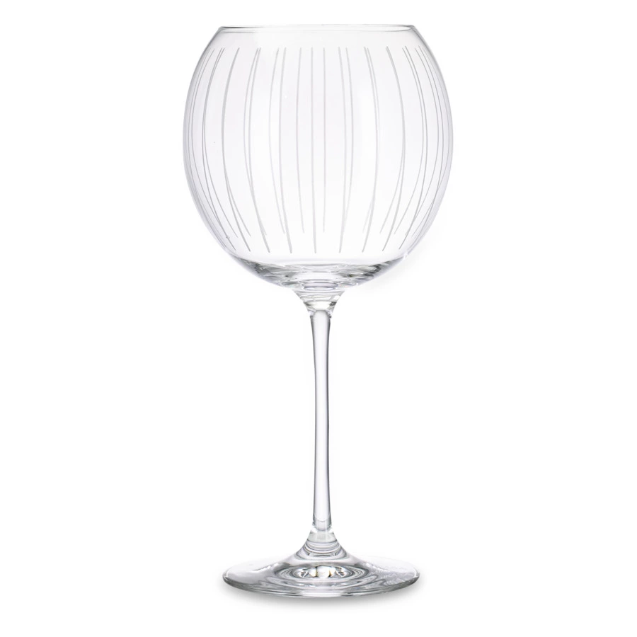 Набор бокалов для красного вина Mikasa Cheers 750 мл, 4 шт, стекло, серебристый декор, п/к