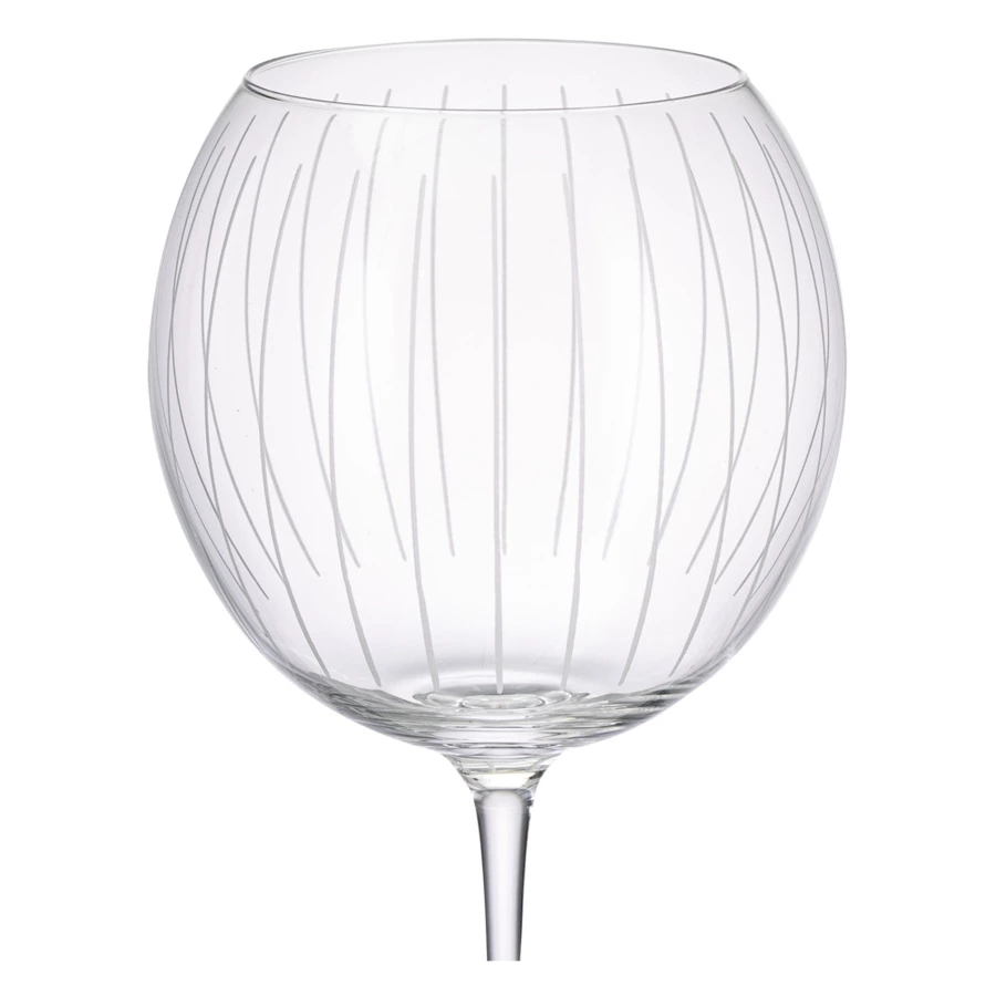 Набор бокалов для красного вина Mikasa Cheers 750 мл, 4 шт, стекло, серебристый декор, п/к