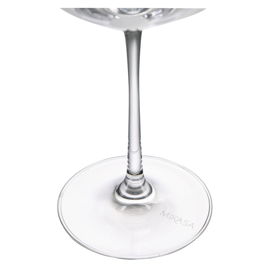 Набор бокалов для красного вина Mikasa Cheers 750 мл, 4 шт, стекло, серебристый декор, п/к