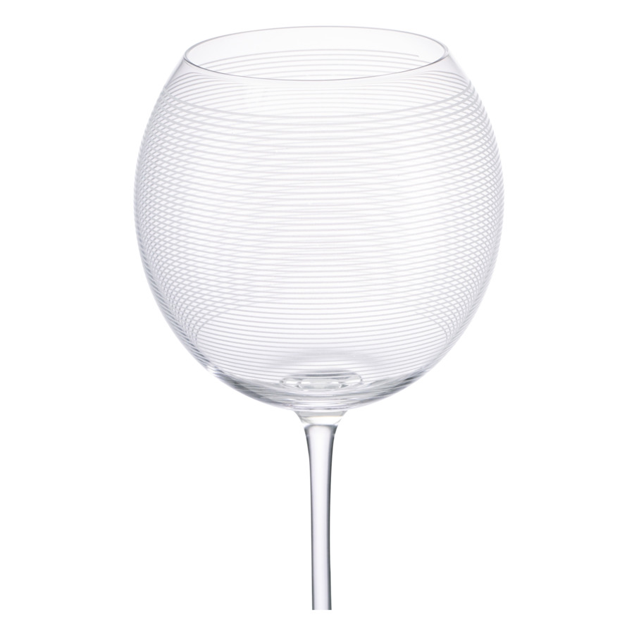 Набор бокалов для красного вина Mikasa Cheers 750 мл, 4 шт, стекло, серебристый декор, п/к