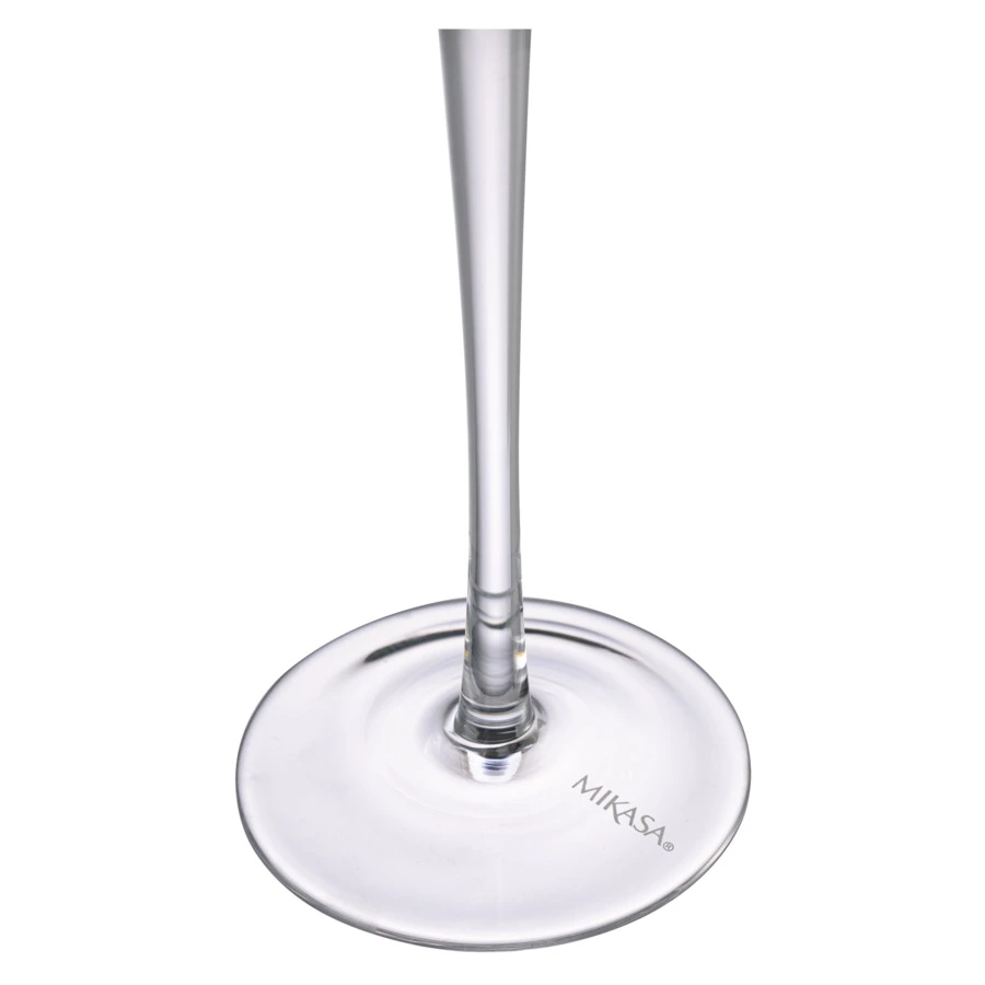 Набор бокалов для шампанского Mikasa Cheers 210 мл, 4 шт, стекло, золотистый декор, п/к