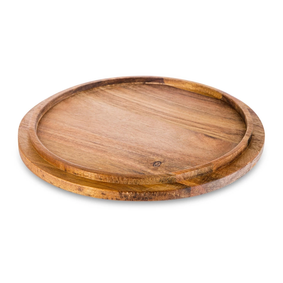 Блюдо двухъярусное с куполом Artesa 22х31 см, сланец, черное, п/к