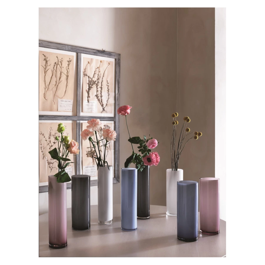 Ваза Andrea Fontebasso Wetube h26 см, стекло, синяя