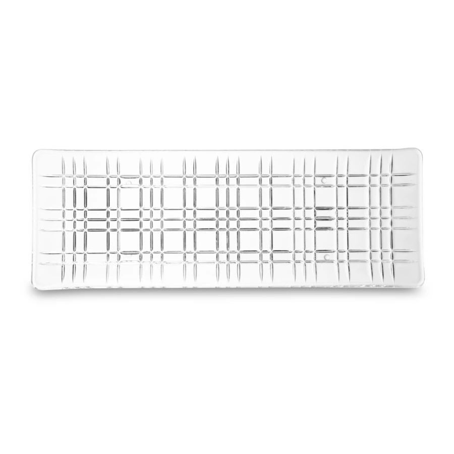 Блюдо прямоугольное Nachtmann Square 42 см, хрусталь бессвинцовый, п/к