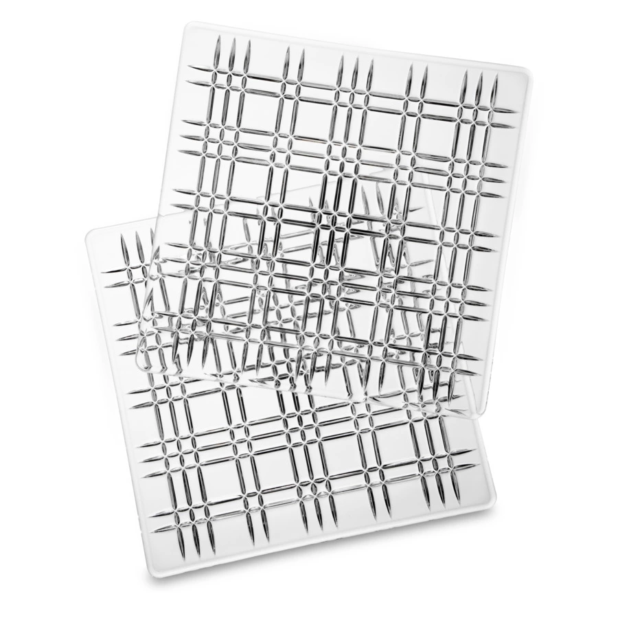 Набор блюд квадратных Nachtmann Square 21 см, 2 шт, хрусталь бессвинцовый, п/к