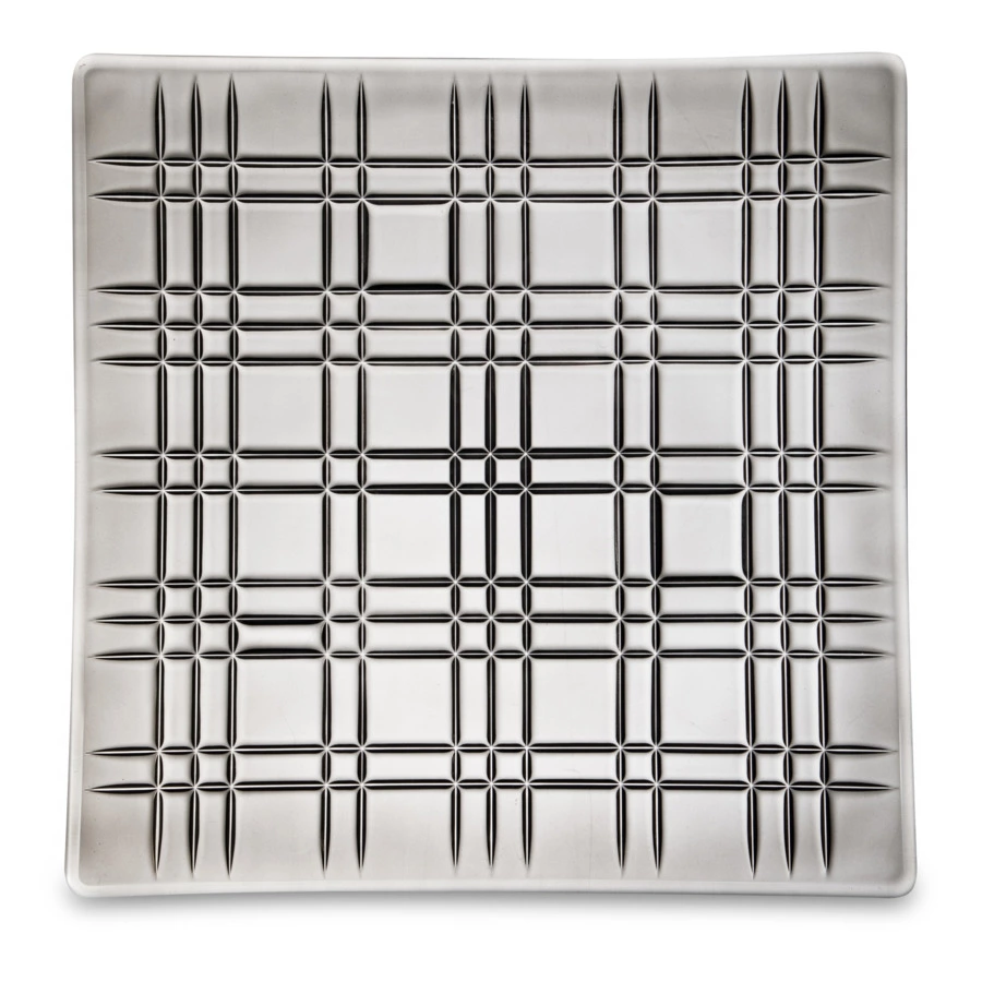 Блюдо квадратное Nachtmann Square 28 см, хрусталь бессвинцовый, серый, п/к