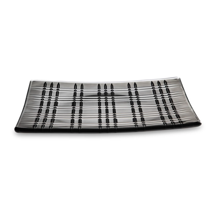 Блюдо квадратное Nachtmann Square 28 см, хрусталь бессвинцовый, серый, п/к