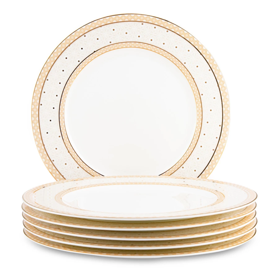 Набор тарелок обеденных Mix&Match Home Максим 27 см, 6 шт, фарфор