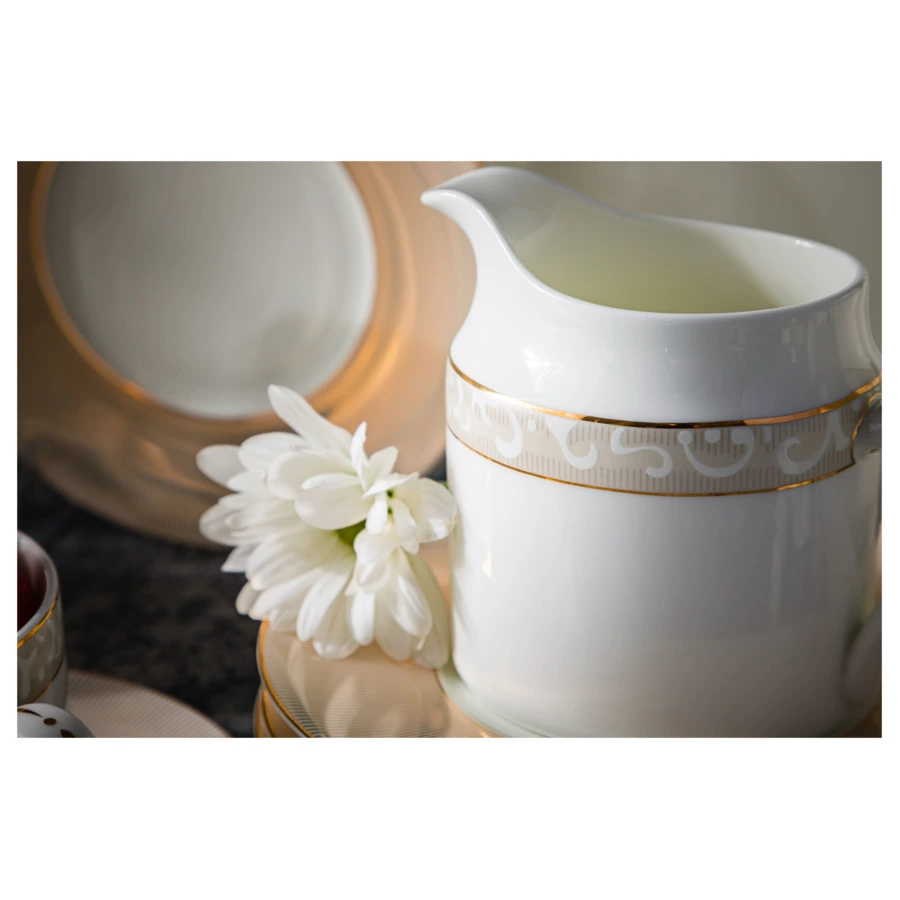 Сервиз чайный Mix&Match Home Елена на 6 персон 21 предмет, фарфор, п/к