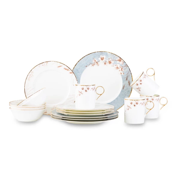 Сервиз столовый Mix&Match Home Аурелия на 4 персон 16 предметов, фарфор, п/к