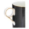 Кружка Mix&Match Home Вола 350 мл, фарфор, черная