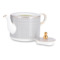 Набор эгоист Mix&Match Home Вола, чайник 300 мл, чашка чайная 200 мл, блюдце 16 см, фарфор
