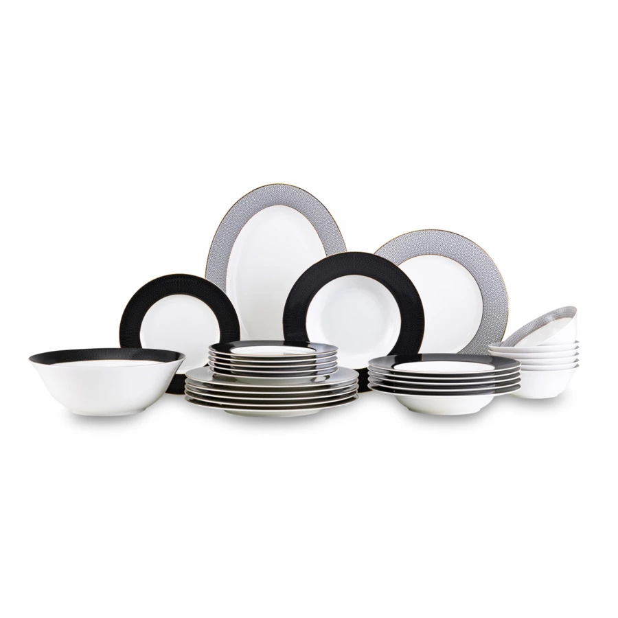 Сервиз столовый Mix&Match Home Вола на 6 персон 26 предметов, фарфор, п/к