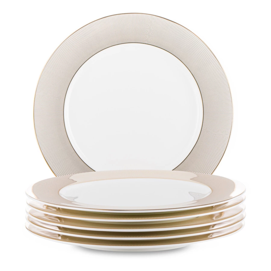 Набор тарелок закусочных Mix&Match Home Елена 23 см, фарфор