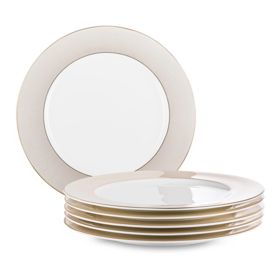 Набор тарелок закусочных Mix&Match Home Елена 23 см, фарфор