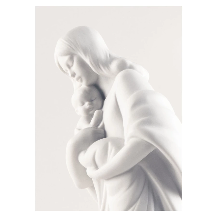 Фигурка NAO Мадонна 35х12х11 см, матовая, белый, фарфор