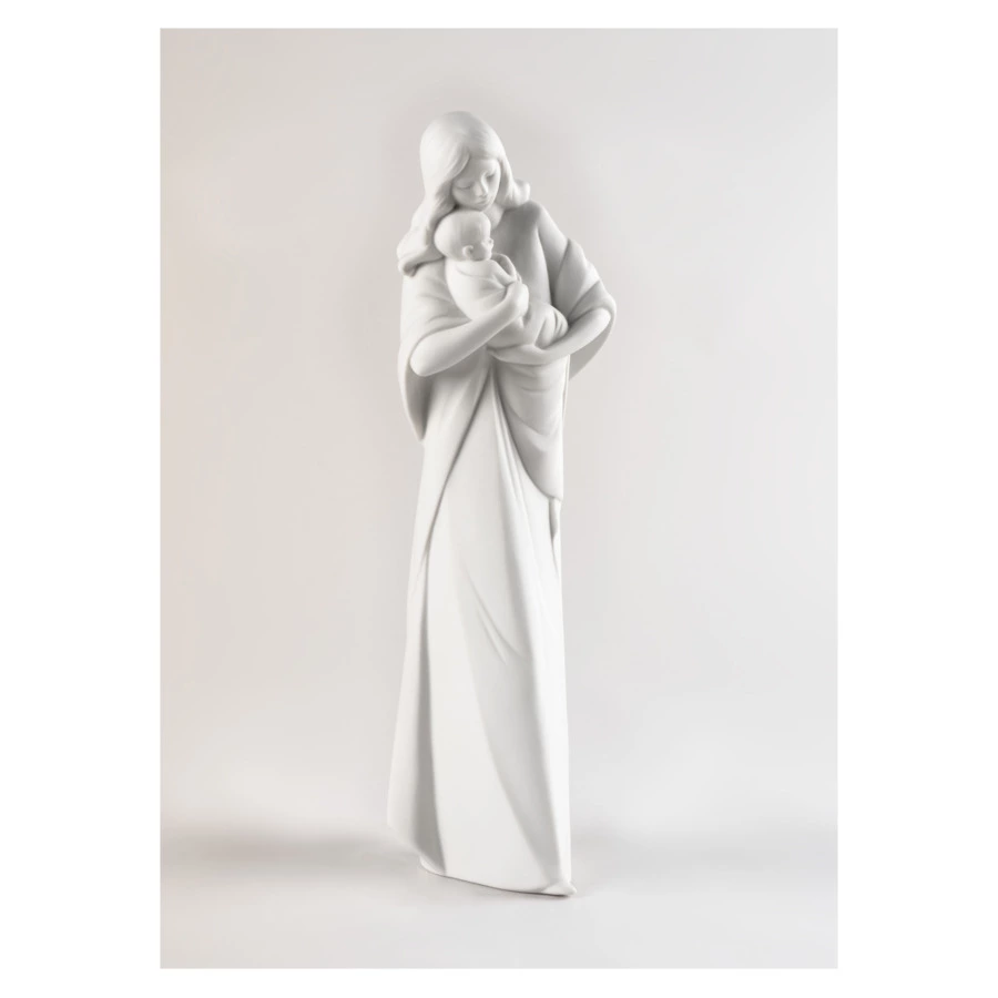 Фигурка NAO Мадонна 35х12х11 см, матовая, белый, фарфор
