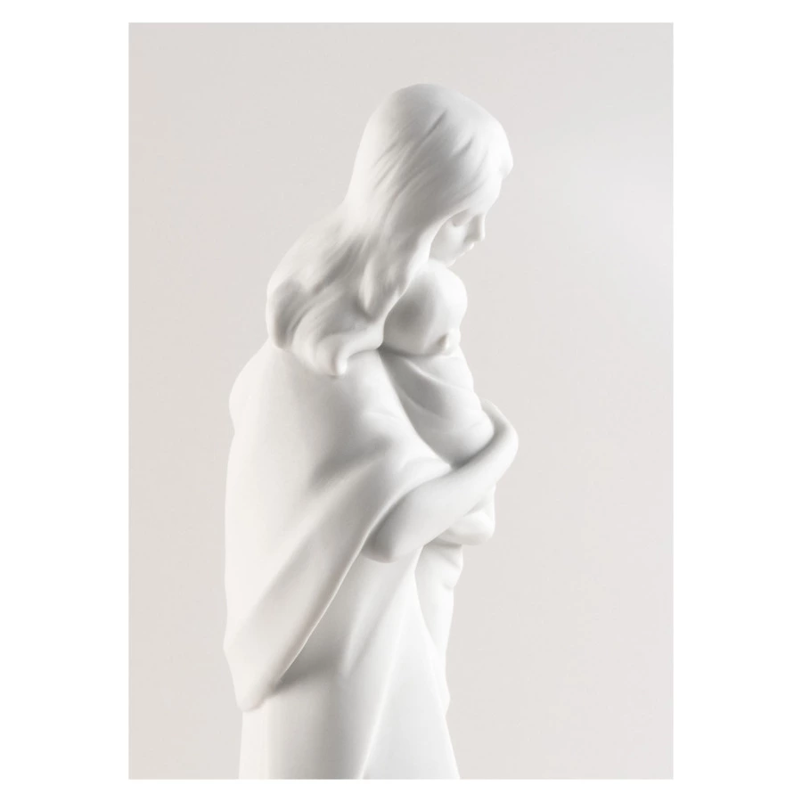 Фигурка NAO Мадонна 35х12х11 см, матовая, белый, фарфор