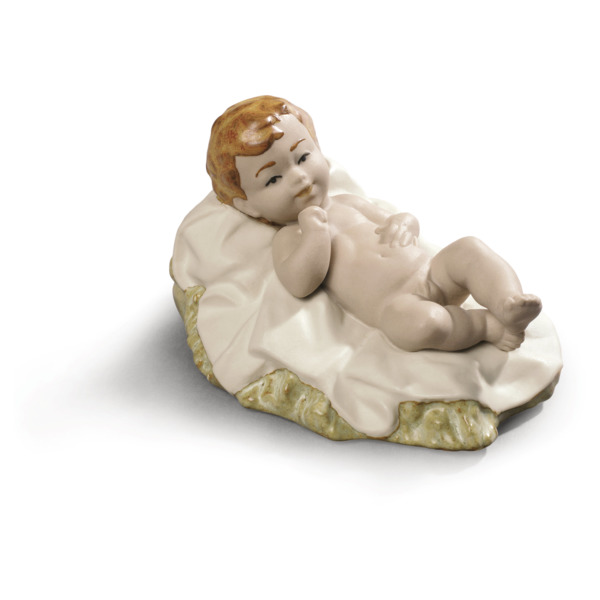 Фигурка NAO Младенец Христос 6х10х7 см, фарфор
