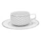 Чашка кофейная с блюдцем Vista Alegre Трассо 146 мл, фарфор