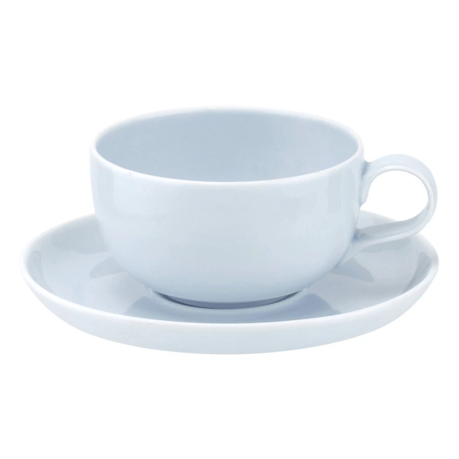 Чашка чайная с блюдцем Portmeirion Выбор Портмейрион 250 мл, голубая