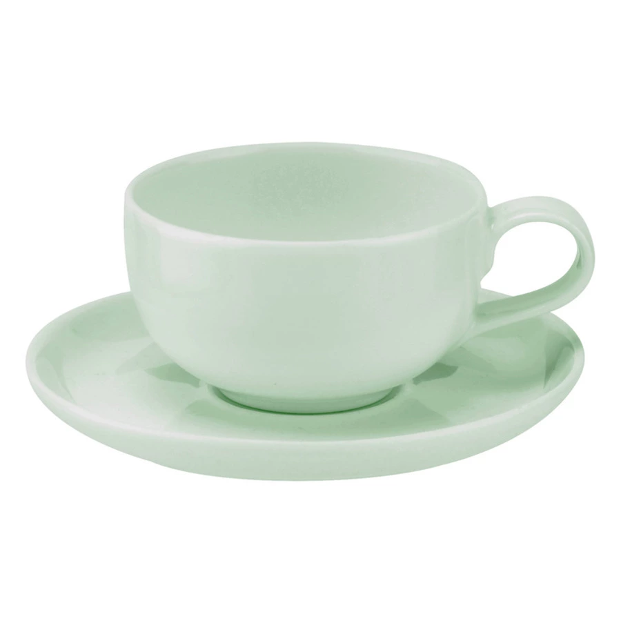 Чашка кофейная с блюдцем Portmeirion Выбор Портмейрион 100 мл, зеленая