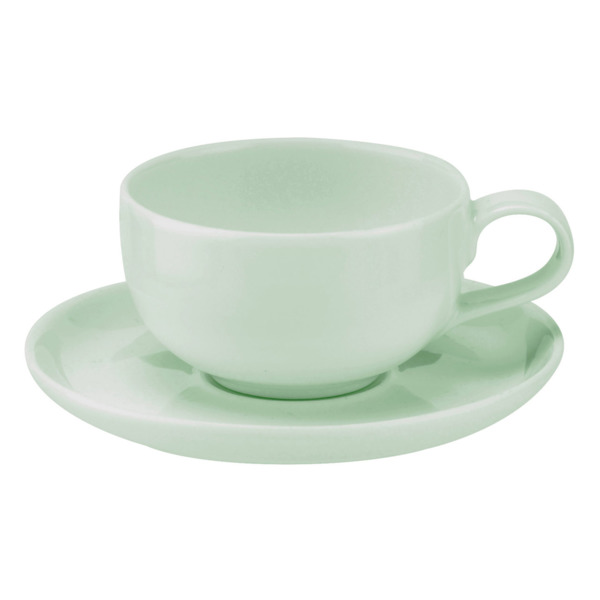 Чашка кофейная с блюдцем Portmeirion Выбор Портмейрион 100 мл, зеленая