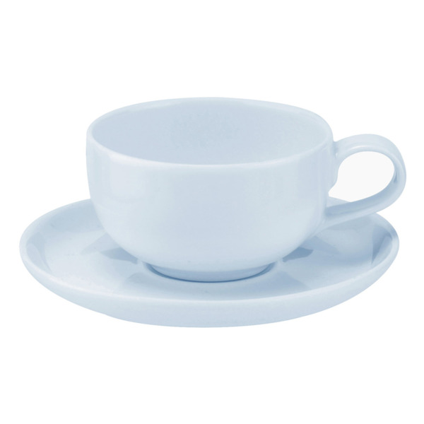 Чашка кофейная с блюдцем Portmeirion Выбор Портмейрион 100 мл, голубая