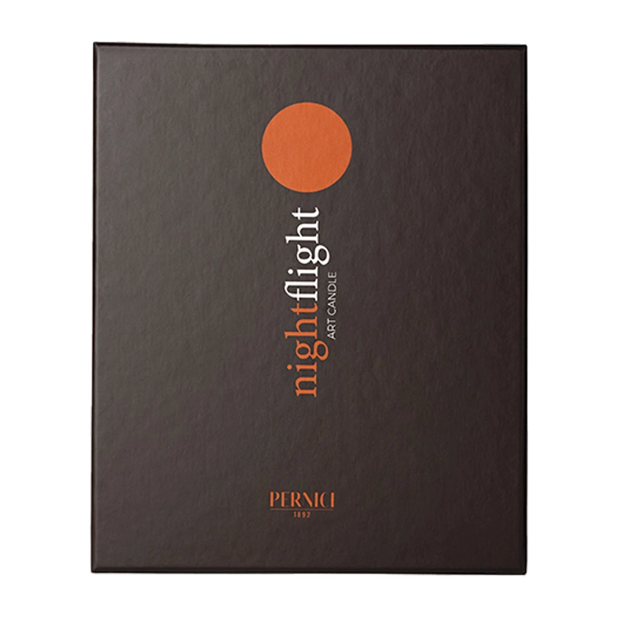 Свеча интерьерная Pernici Quadretto Black&White 700 мл, столб 11х10 см, п/к