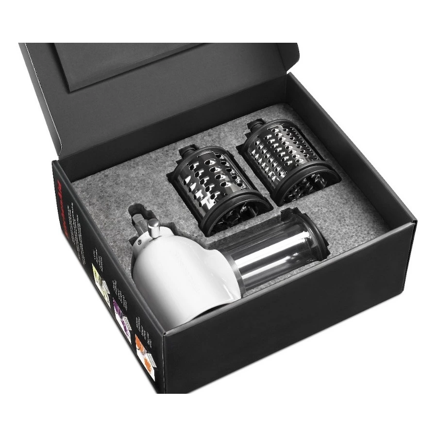 Насадка овощерезка с 3 барабанами KitchenAid, белый