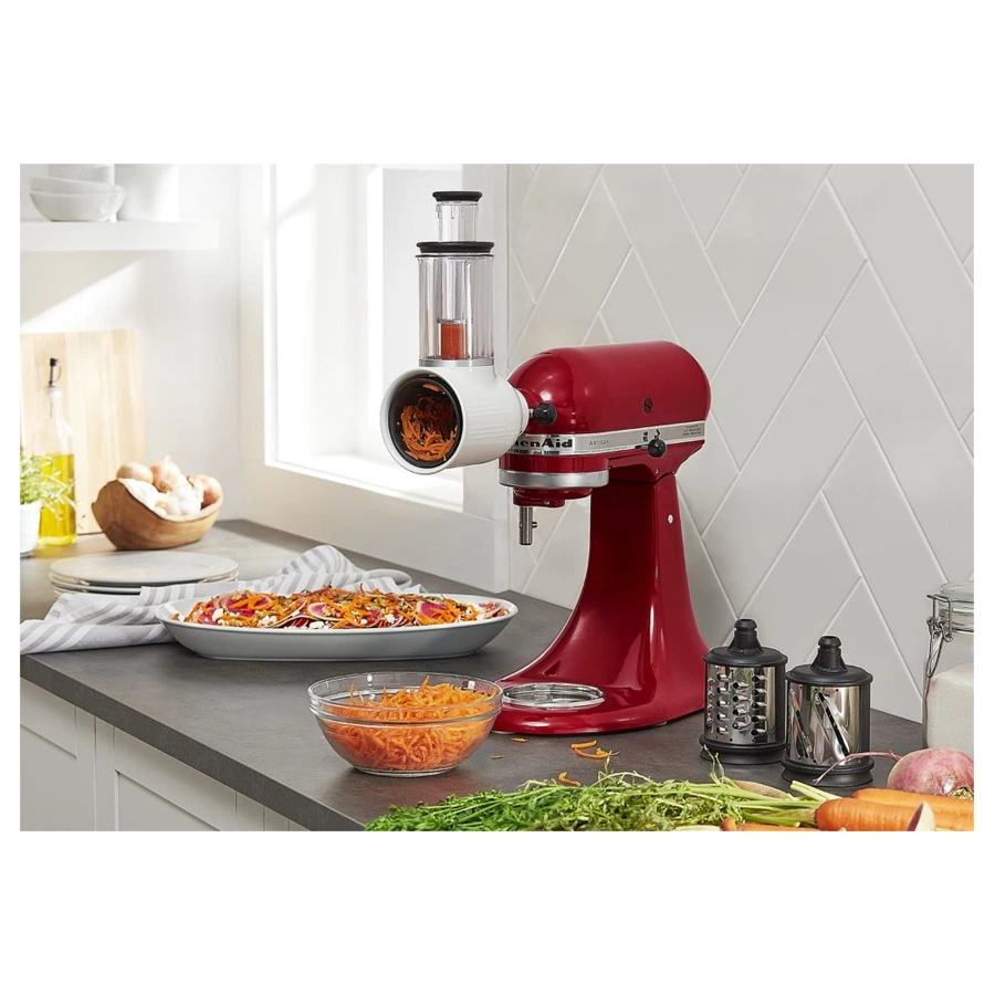 Насадка овощерезка с 3 барабанами KitchenAid, белый