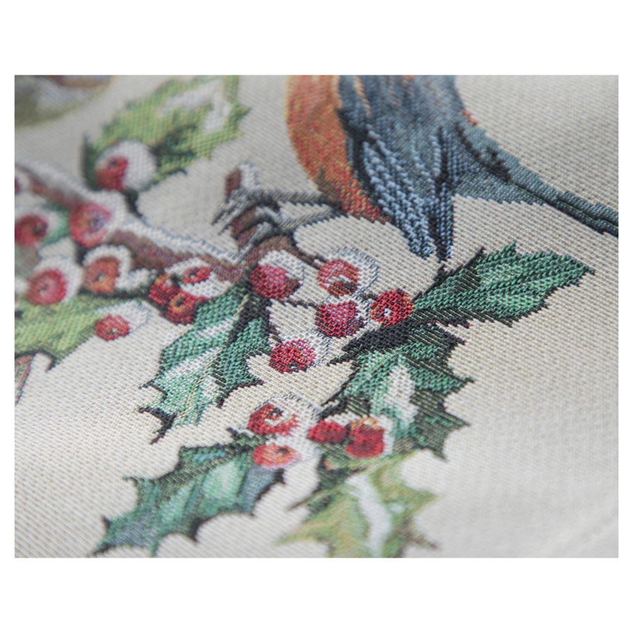 Дорожка для стола Mix&Match Home Зимний пир Скворечники 40х100 см, гобелен, голубой