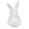 Держатель для смартфона Claystreet Кролики Малыш-Пухлик №1, 18,5 см, фарфор, белый, розовые вставки