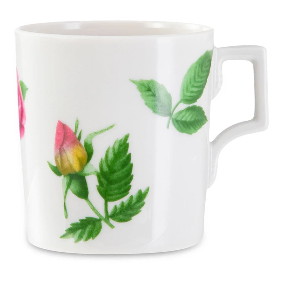 Чашка чайная с блюдцем ИФЗ Гербовая Розариум 220 мл, фарфор твердый