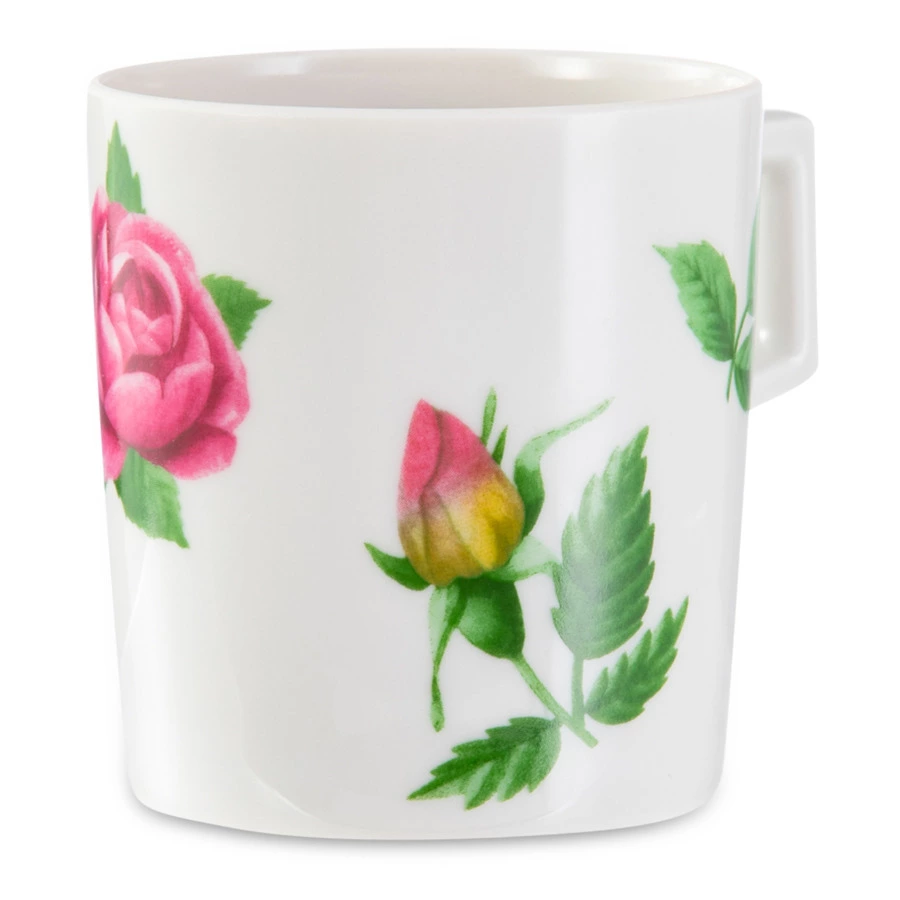 Чашка чайная с блюдцем ИФЗ Гербовая Розариум 220 мл, фарфор твердый