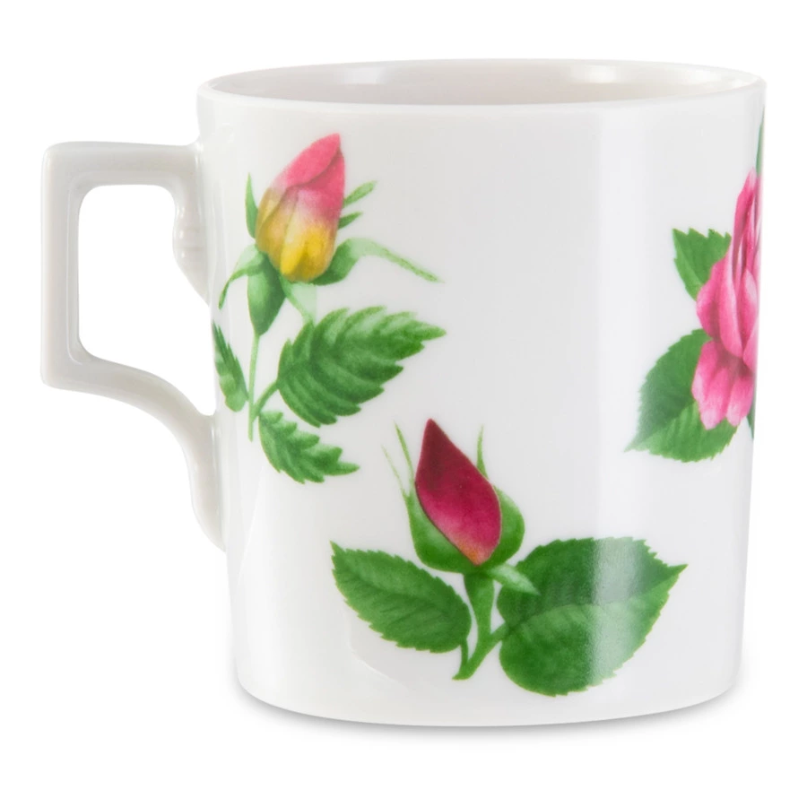 Чашка чайная с блюдцем ИФЗ Гербовая Розариум 220 мл, фарфор твердый