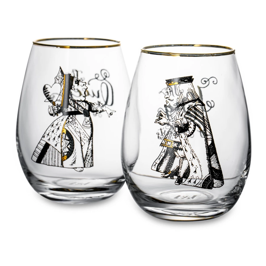 Набор стаканов для воды V&A Алиса в стране чудес 590 мл, 2 шт, стекло, п/к