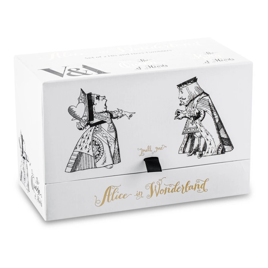 Набор стаканов для воды V&A Алиса в стране чудес 590 мл, 2 шт, стекло, п/к