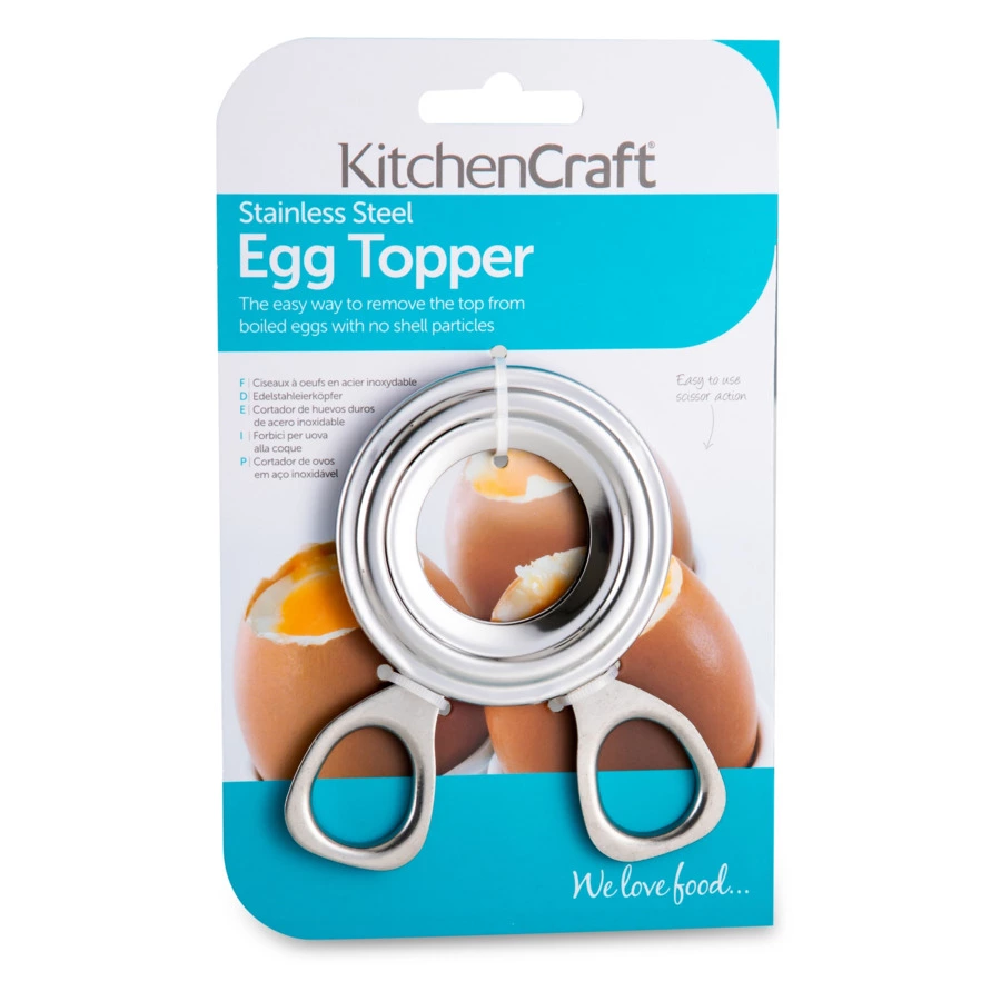 Очиститель скорлупы KitchenCraft 10х6,5 см, сталь нержавеющая